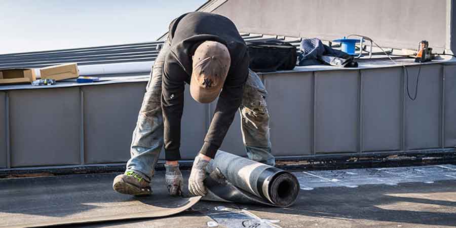 Intervention sur toit-terrasse